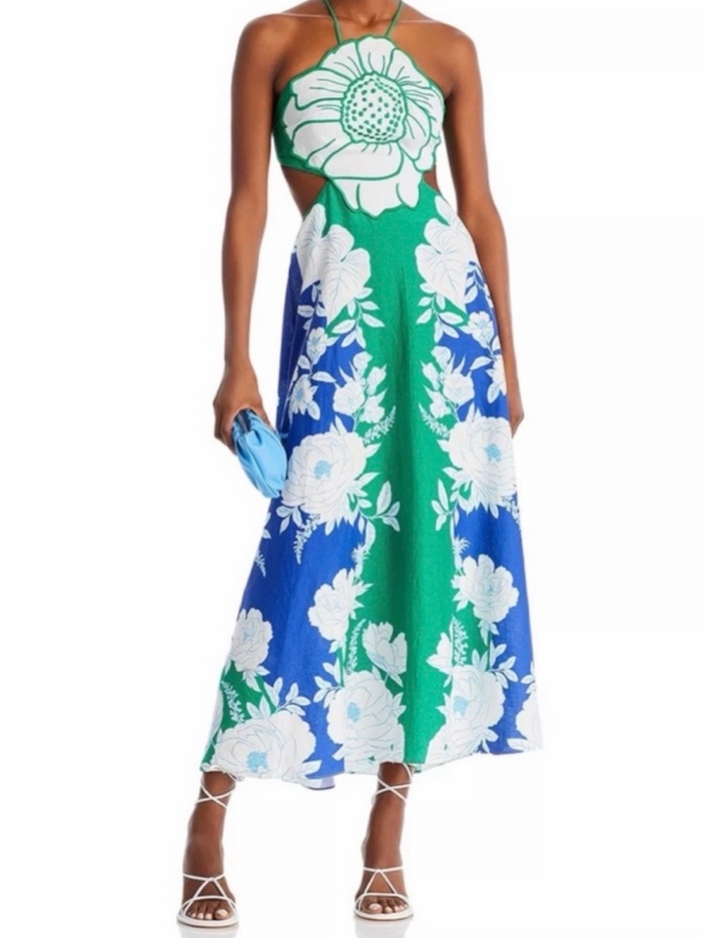 Farm Rio Garden Flower Maxi Dress
